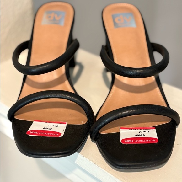 DV By Dolce Vita Womens Halsty Faux Leather Animal Print Block Heel Sz 11 - Picture 6 of 9